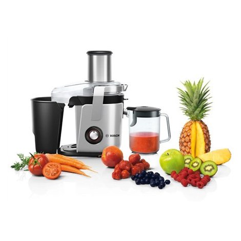 Bosch | Juicer | MES4010 | Type Centrifugal juicer | Black/Silver | 1200 W | Extra large fruit input - 6